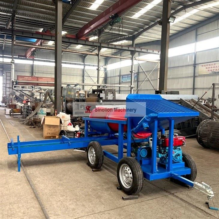Small Gold Trommel Screen Mining Machine