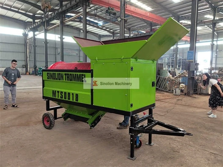 Small Mobile Trommel Screen Machine